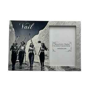 MOUNTAIN CHALET "Girls Gone Skiing" Picture Frame
